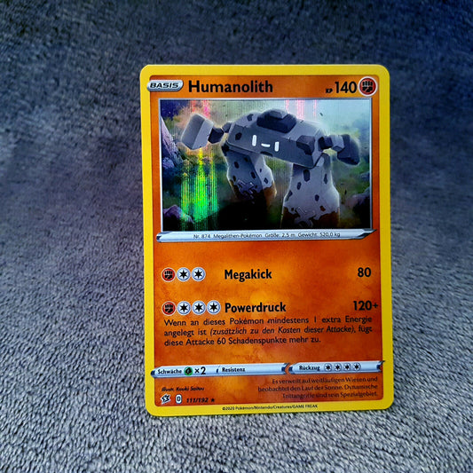 Pokemon - Humanolith 111/192 - S & S Clash der Rebellen 2020 - HOLO MINT deutsch