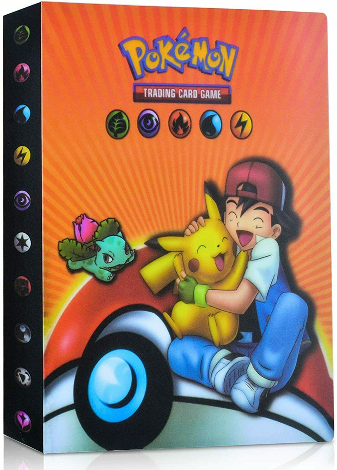 Sammelkartenalbum für 224 Pokemonkarten Sammelhefter Sammelordner EX GX Pikachu