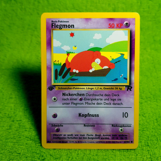 Pokemon - Flegmon 67/82 - 1. Edition - Team Rocket (2000) - MINT