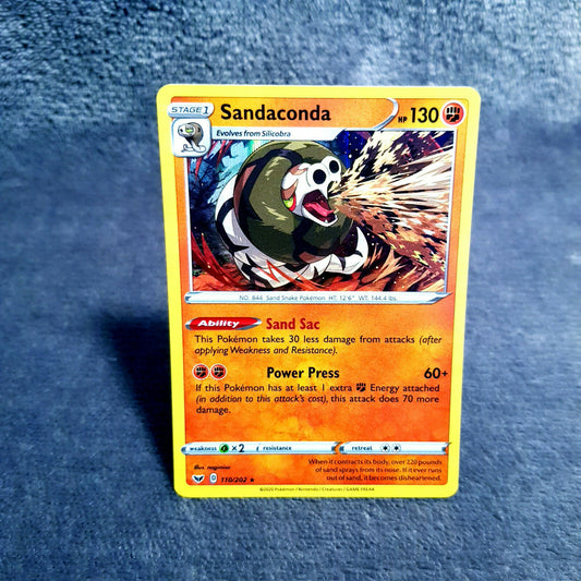 Pokemon - Sandaconda 110/202 rare holo - Sword & Shield (2020) EN MINT