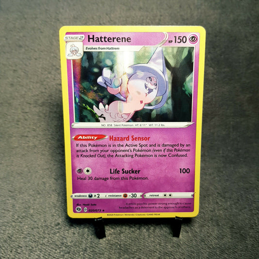 Pokemon Karte | Hatterene 20/73 rare holo | PSA mint