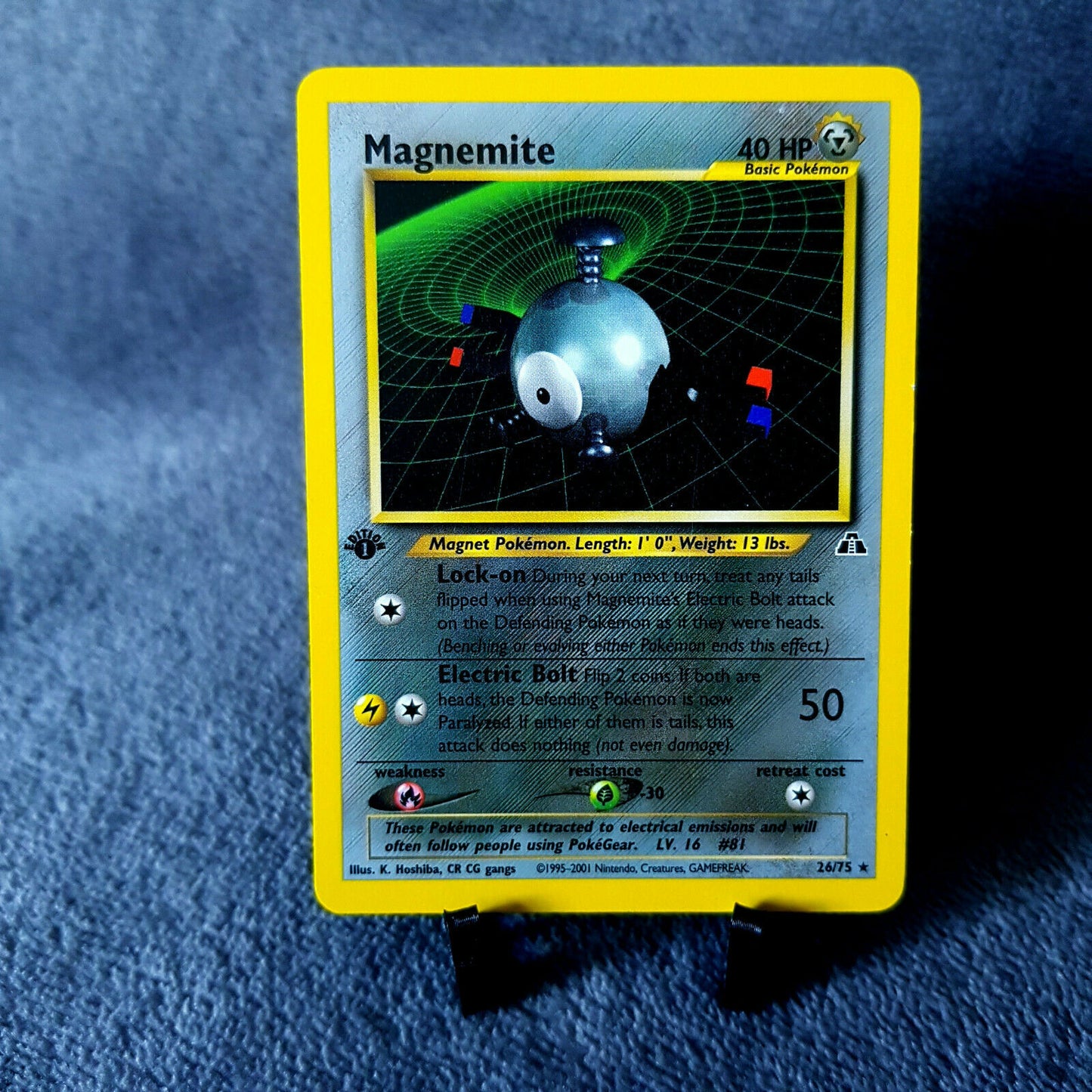Pokemon - Magnemite 26/75 - 1st Edition - Neo Discovery 2001 - Near Mint