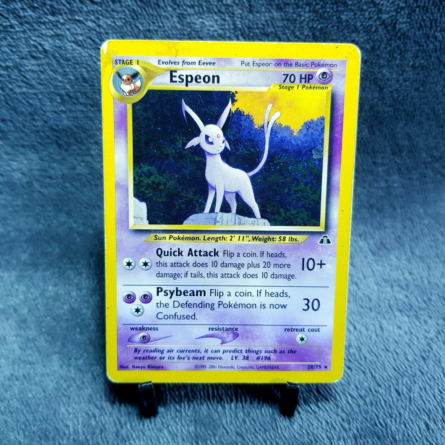 Pokemon Card | Espeon 20/75 rare | Neo Discovery