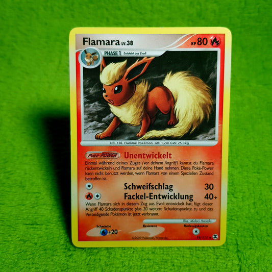 Pokemon - Flamara 19/111 - rare - Platin - Aufstieg der Rivalen (2009) - MINT