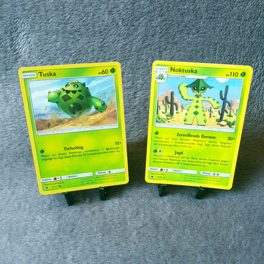 Pokemon - Tuska 5/111 & Noktuska 6/111 - Aufziehen der Sturmröte 2017 MINT