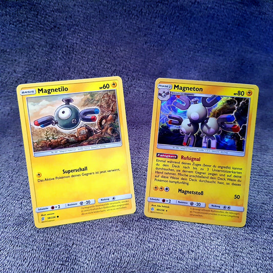 Pokemon - Magnetilo 58/236 & Magneton 69/236 - HOLO MINT deutsch