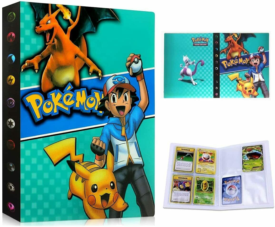 Sammelkartenalbum für >200 Pokemonkarten Sammelhefter Sammelordner Pokemon EX GX