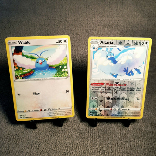 Pokemon Karten | Wablu 48/73 & Altaria 49/73 rare holo | deutsch | mint