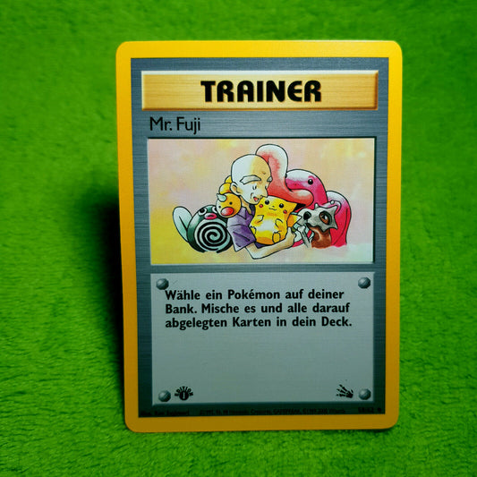 Pokemon Trainer - Mr. Fuji 58/62 - 1. Edition - Fossil Set (1999) - MINT