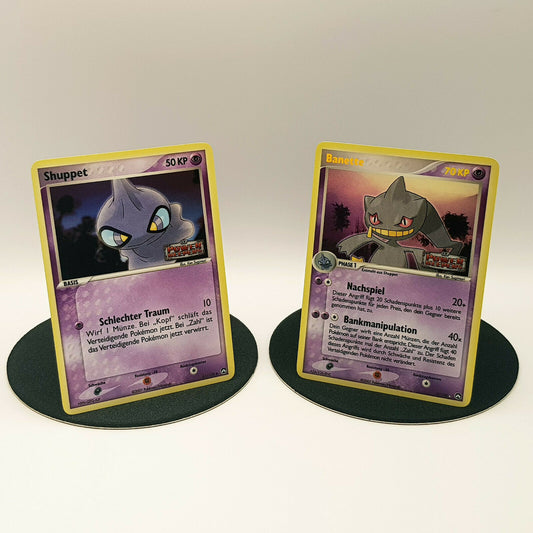 Pokemon Karten Shuppet 61/108 Banette 4/108 holo EX Power Keepers stamp 2007 DE