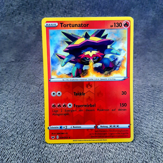 Pokemon - Tortunator 29/202 - Schwert & Schild 2020 - HOLO MINT