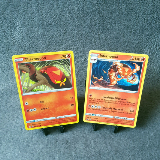 Pokemon - Thermopod 37/202 & Infernopod 39/202 - Schwert & Schild 2020