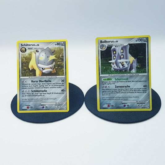 Pokemon Cards Schilterus 63/123 Bollterus 21/123 holo rare Diamant & Perl 2007