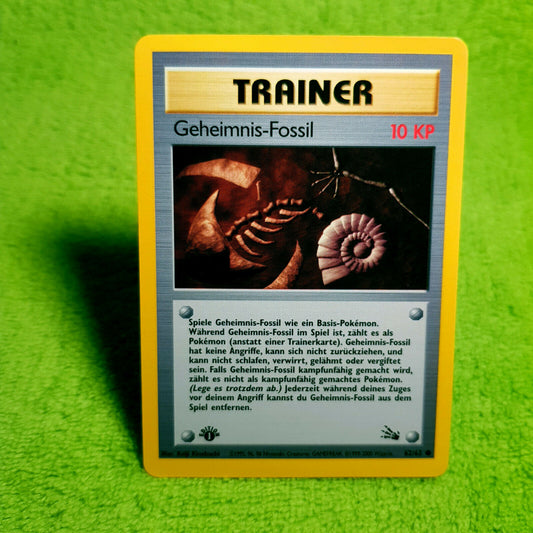 Pokemon Trainer - Geheimnis-Fossil 62/62 - 1. Edition - Fossil Set (1999) - MINT