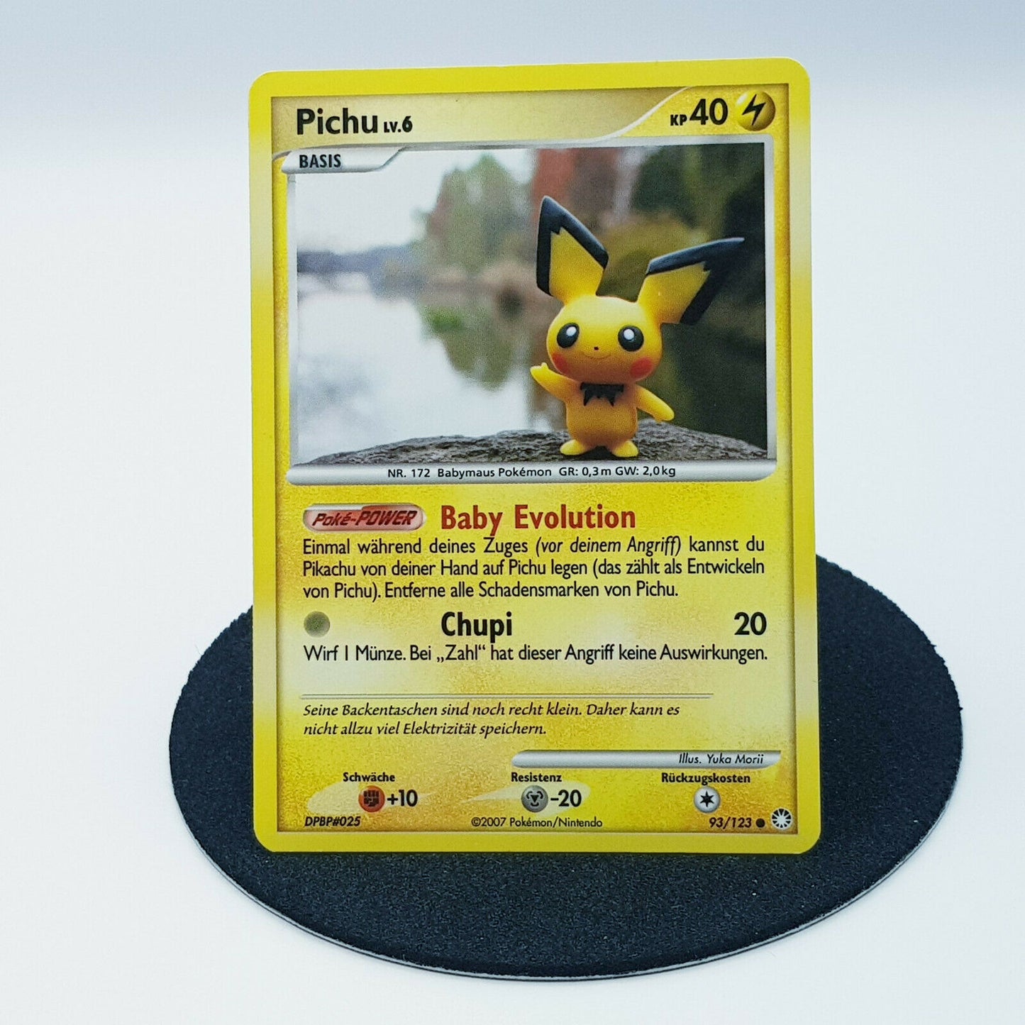 Pokemon Cards Pichu 93/123 Diamant & Perl 2007 Near Mint