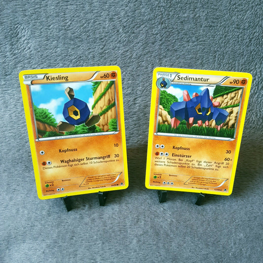 Pokemon Full Set - Kiesling 50/98 & Sedimantur 52/98 - Aufstreben der M. - 2011