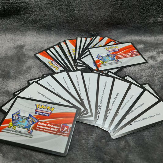 27x Pokemon TCG Online Codes - verschiedene Editionen (siehe Bild)