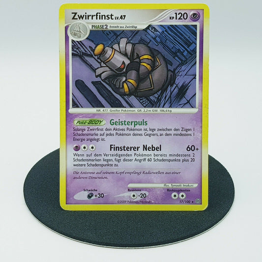 Pokemon Karte Zwirrfinst 17/100 Diamant & Perl Sturmtief 2009