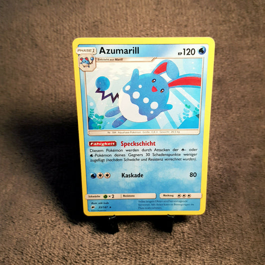 Pokemon Karte | Azumarill 35/147 rare | deutsch | PSA | mint