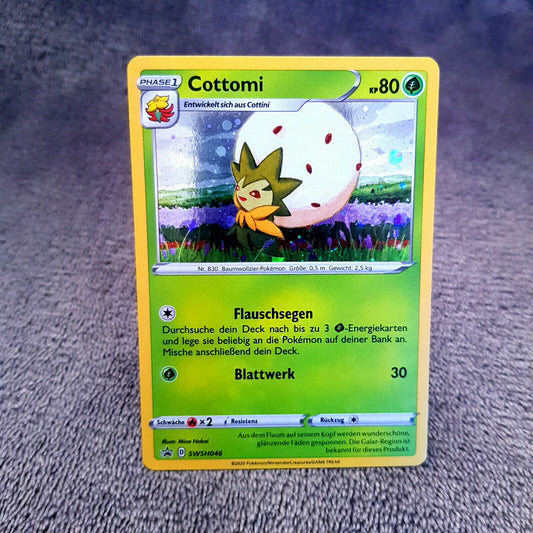 Pokemon - Cottomi SWSH046 - Black Star Promo - HOLO MINT deutsch