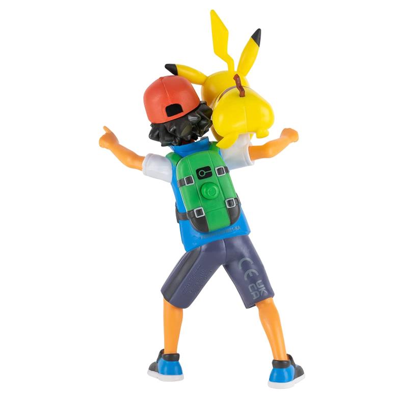 Pokemon Battle Feature Figure Set Ash + Pikachu