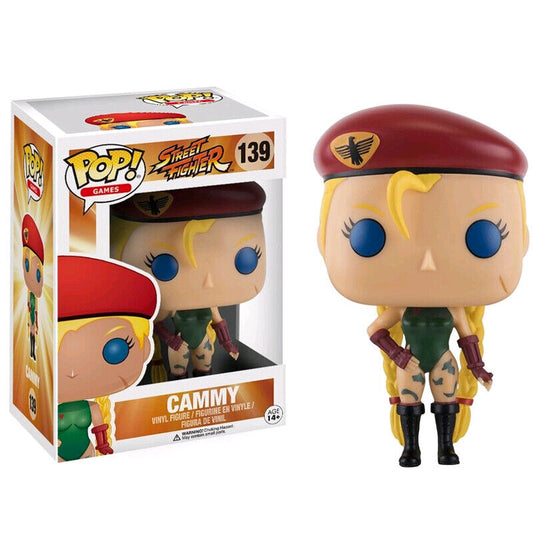 FUNKO POP - Street Fighter #139 Cammy Vinyl Figur NEU