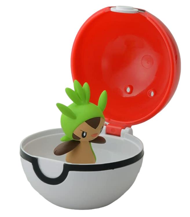 Takaratomy Pokemon Monster Collection Figur B-01 Mon-Colle PokeBall & Chespin