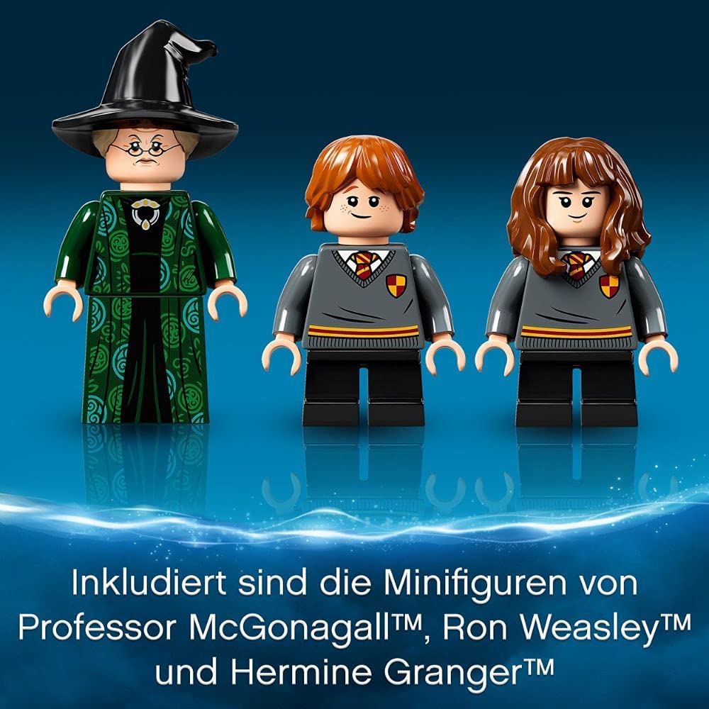 LEGO 76382 Harry Potter Hogwarts Moment: Verwandlungsunterricht Set, Spielzeugkoffer mit Minifiguren, Sammlerstück