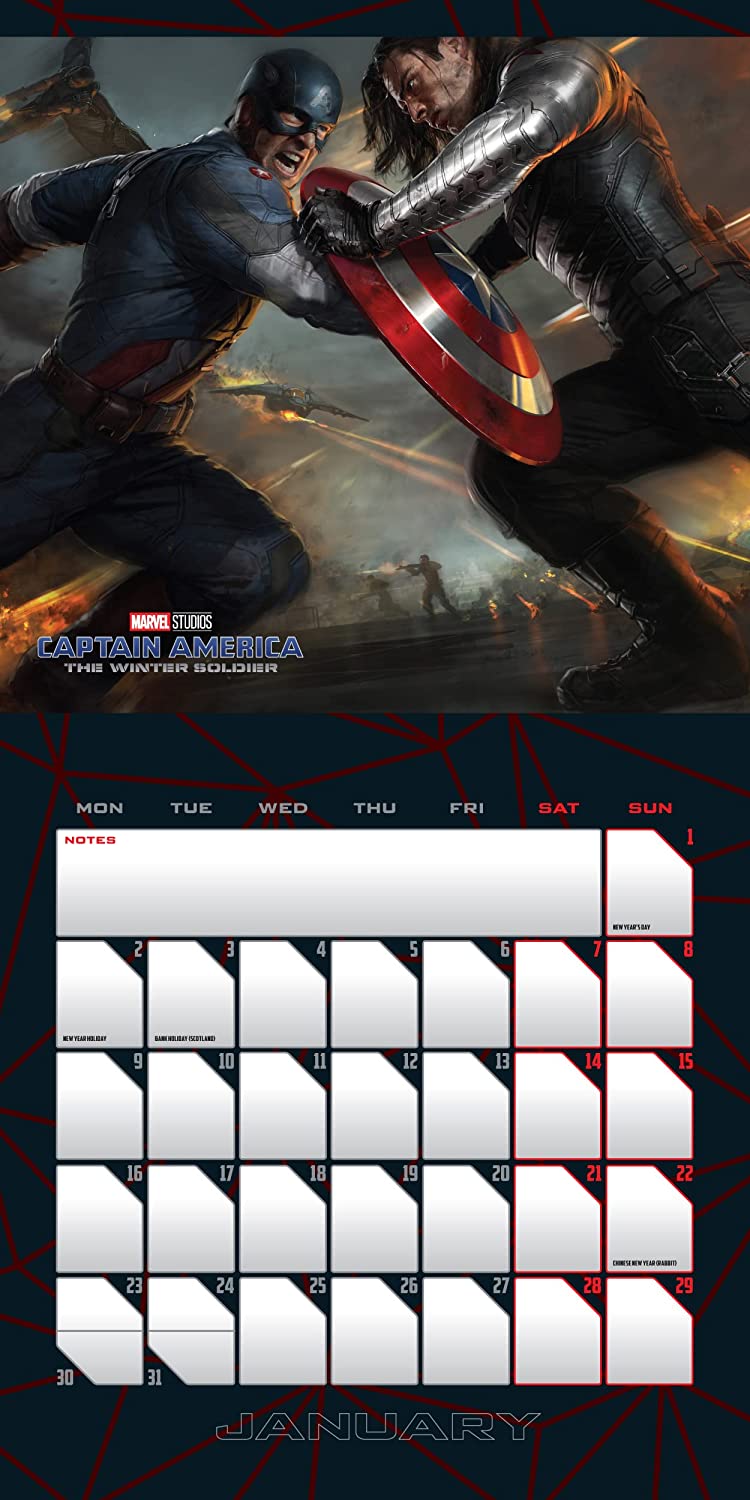 Marvel offizieller Kalender Wandkalender 2023 Danilo