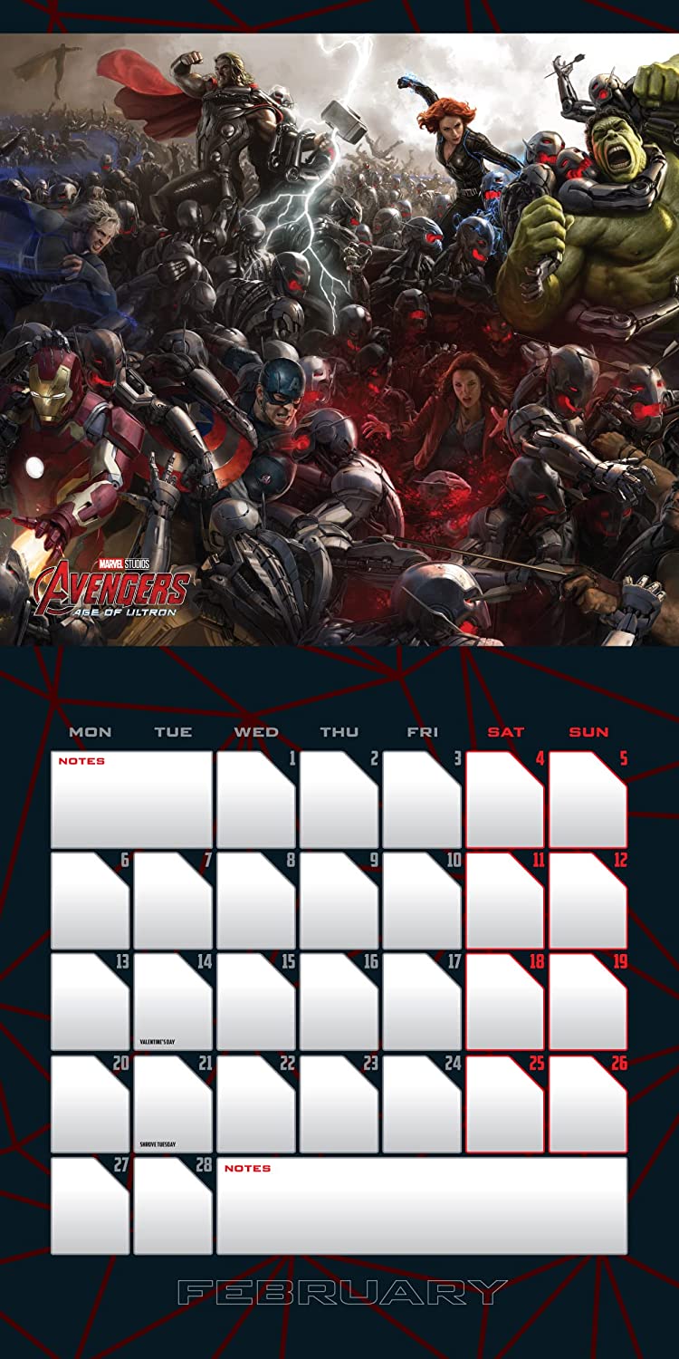 Marvel offizieller Kalender Wandkalender 2023 Danilo