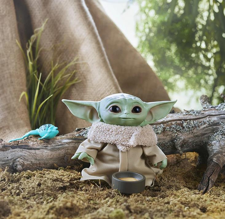 Star Wars The Child Plüsch-Figur mit Sounds, The Mandalorian Spielzeug, Baby Yoda Hasbro