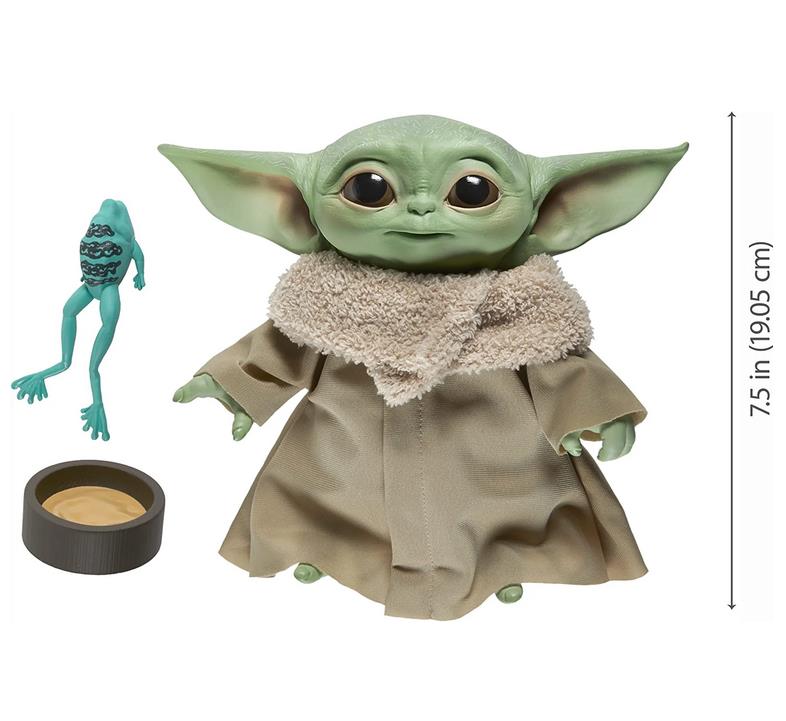 Star Wars The Child Plüsch-Figur mit Sounds, The Mandalorian Spielzeug, Baby Yoda Hasbro