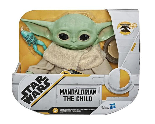 Star Wars The Child Plüsch-Figur mit Sounds, The Mandalorian Spielzeug, Baby Yoda Hasbro