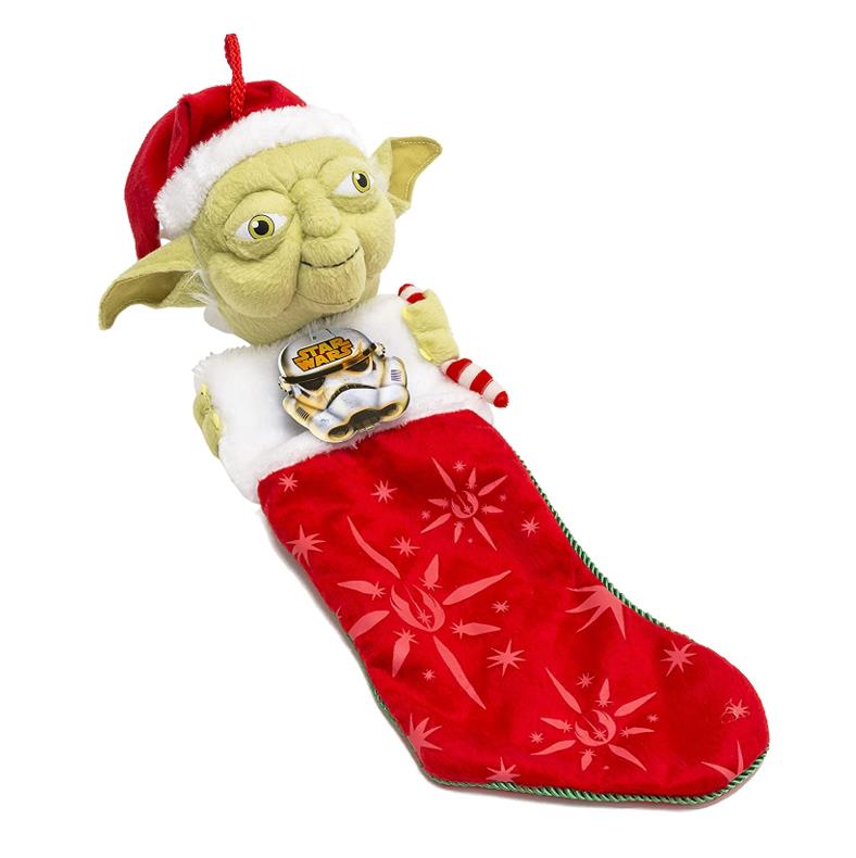 Star Wars - Yoda großer Weihnachtsstrumpf 55cm - Nikolaus Socken - Weihnachten