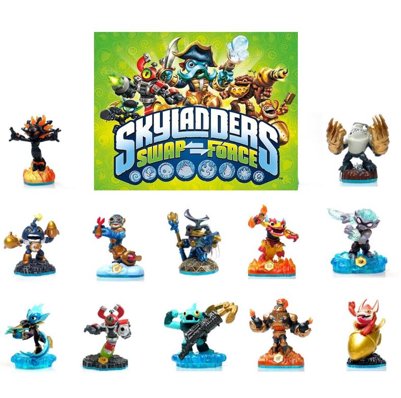 Skylanders - SWAP Force - Figuren Auswahl - Ps3 Ps4 Wii WiiU Xbox360 Nintendo DS VA!