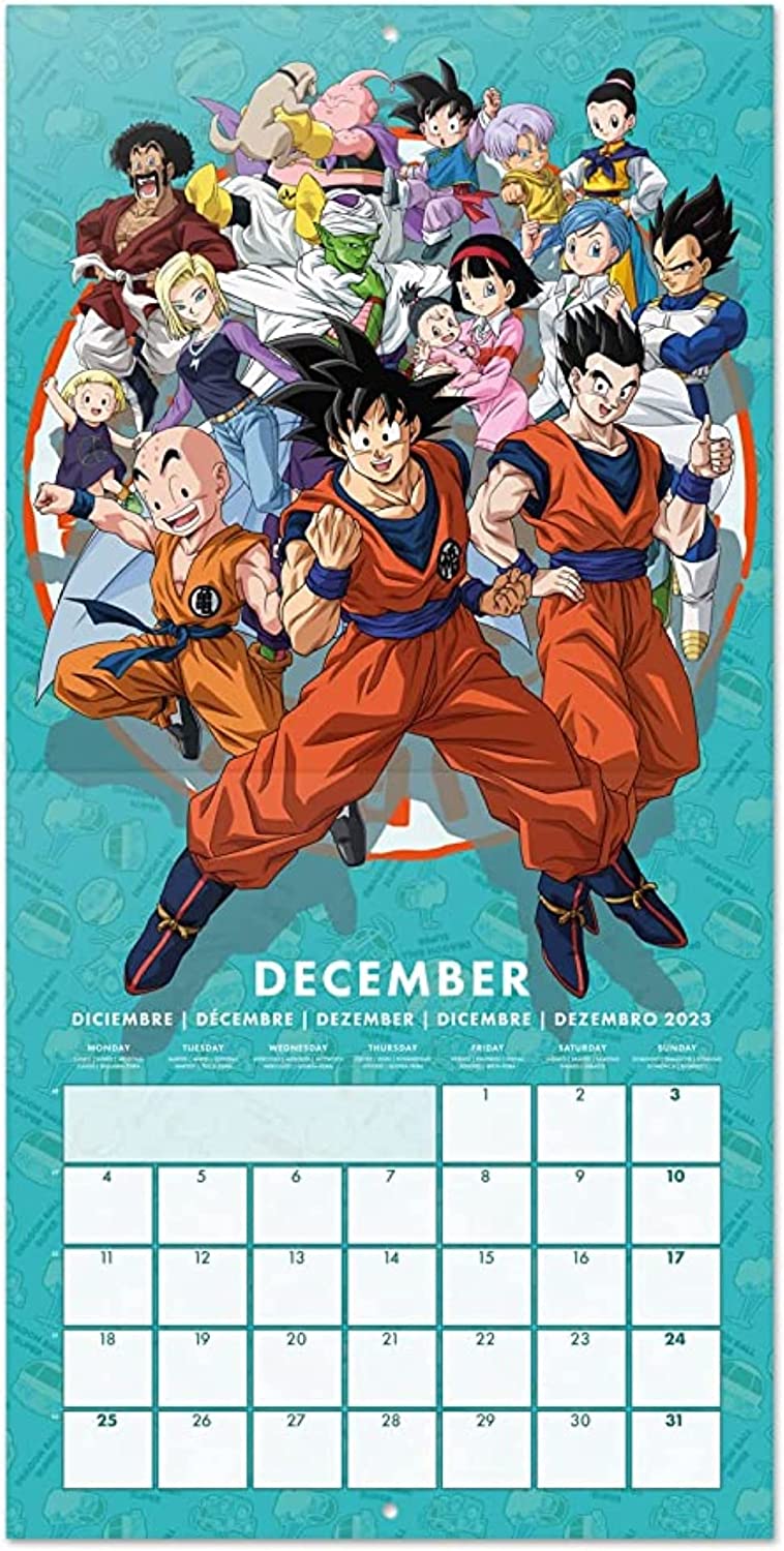 Dragonball Kalender Wandkalender 2023 Erik