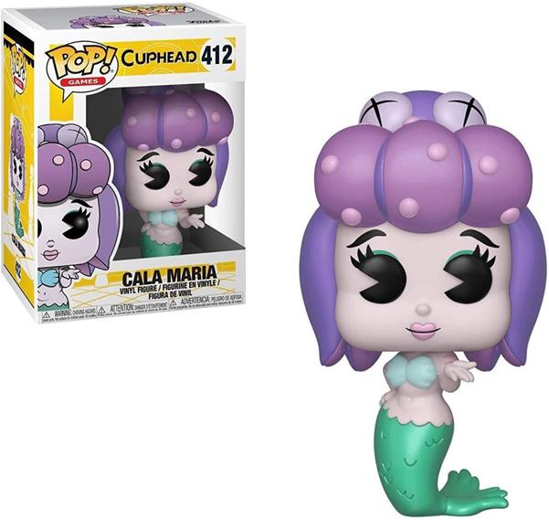 FUNKO POP Games - Cuphead #412 Cala Maria Vinyl Figur NEU