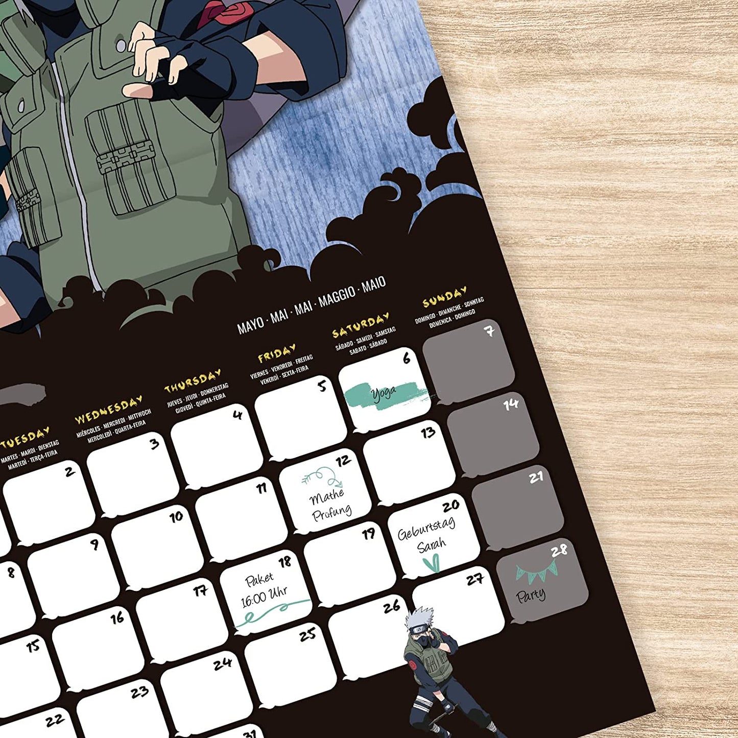 Naruto Shippuden Kalender Wandkalender 2023 Erik