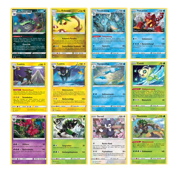 Rare Reverse Holo Pokemon Karten zur Auswahl - z.B. Lugia, Celebi, Mewtu, Glurak