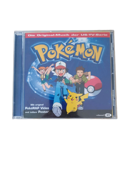 Pokemon CD mit Original Soundtracks, wie dem Pokerap (DE) inkl Poster 1999