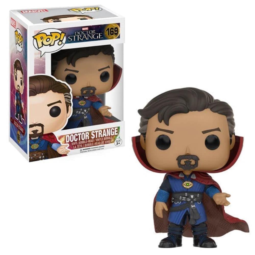 FUNKO POP Marvel Doctor Strange #169 Doctor Strange Bobble-Head Figur NEU sealed